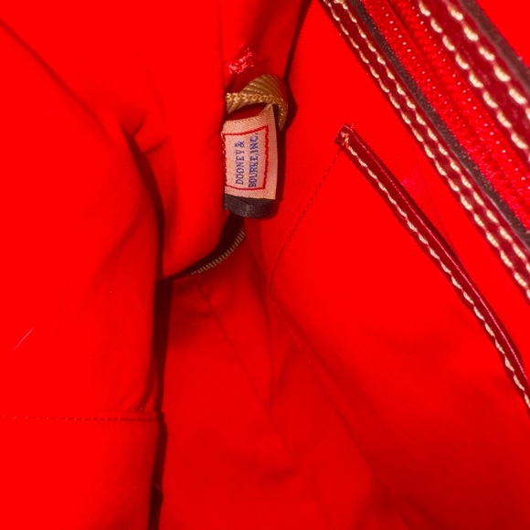 Dooney & Bourke Colette Pebble Leather Large Tote wine/burgundy NWOT - Picture 6 of 7